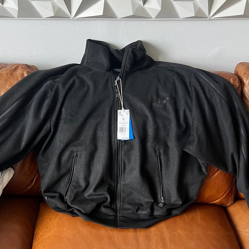 NWT Adidas Blue Version Premium Firebird Tracksuit Set Black Size L